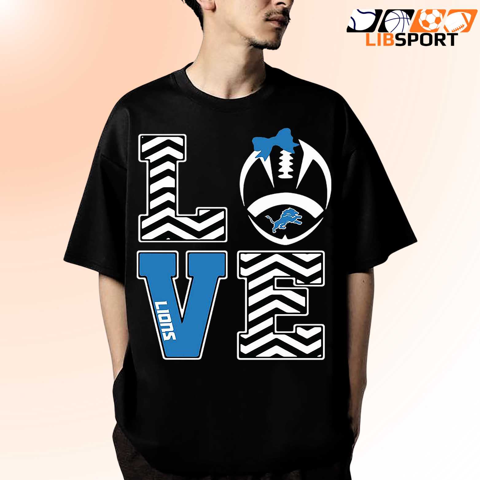 Detroit Lions Forever Love Tee, Couple Football Shirt, Nfl Fan Gift